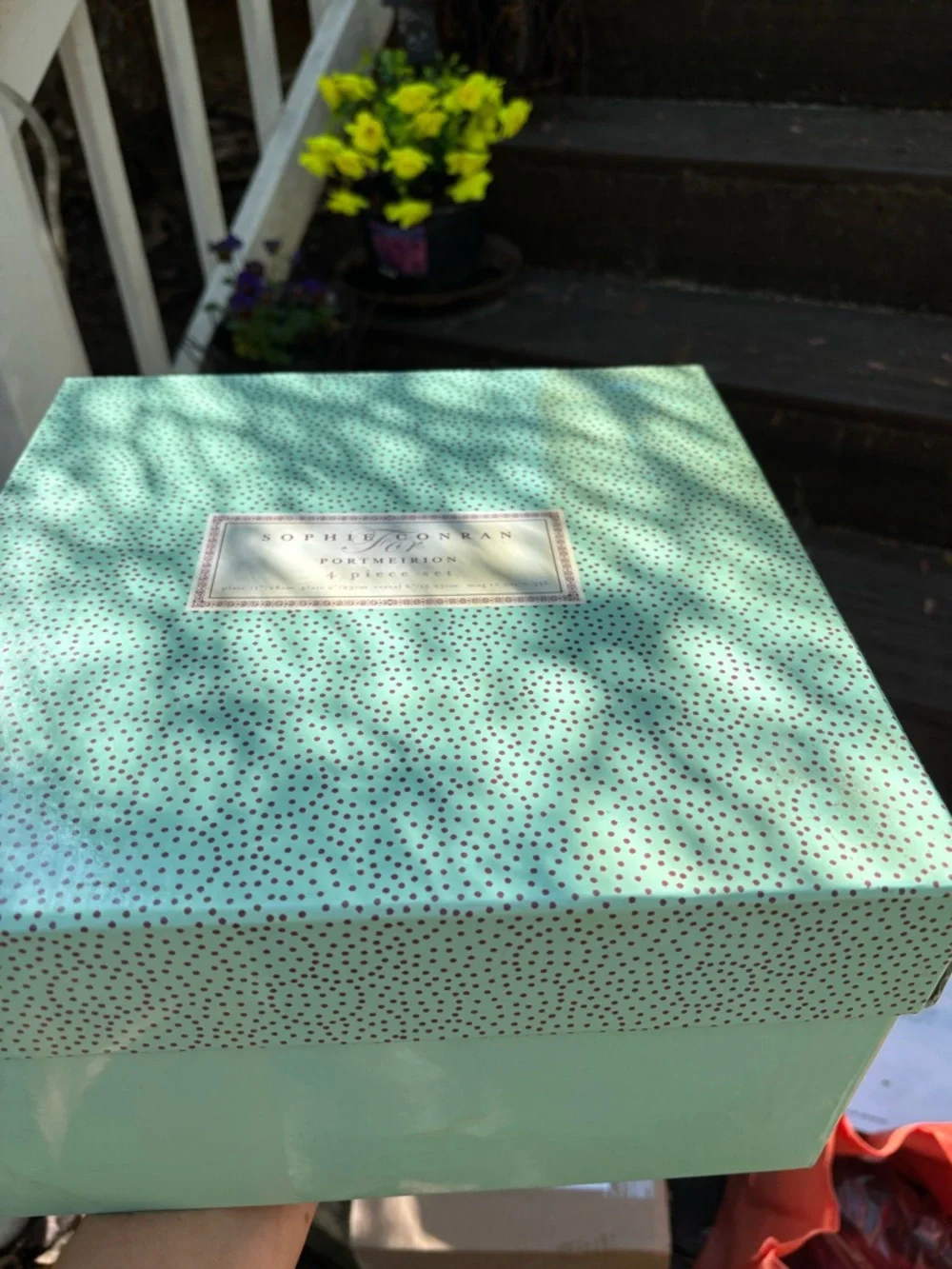 Sophie Conran for Portmeirion 4-Piece Set - Color is Celadon